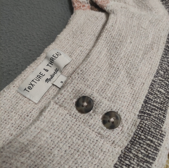 Texture & Thread Cap-sleeve dress in stripe. Madewell, S - Picture 3 of 3